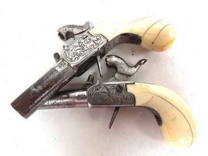 Belgium, circa 1840.
Fine pair of Liège-made...