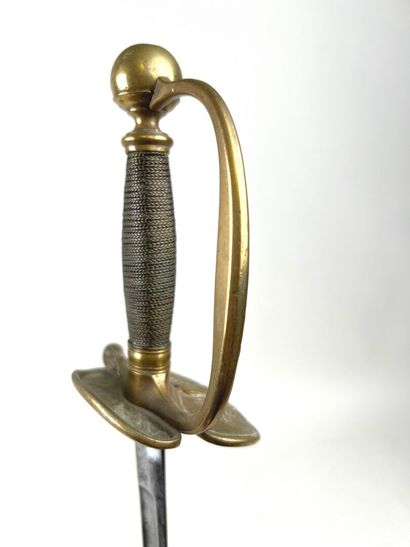 France, Restoration (1814-1830).
Épée d'officier...