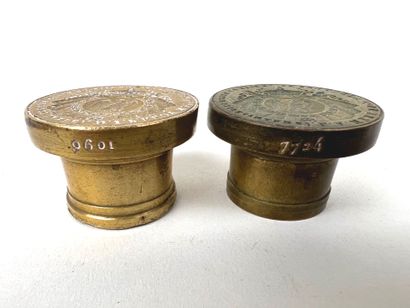 France, 2nd Empire (1852-1870).
Set of two...