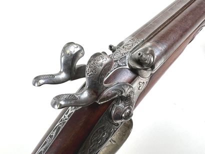 Belgium, circa 1840.
Fine double-barrel percussion...