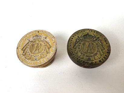 France, 2nd Empire (1852-1870).
Set of two...
