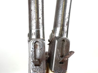 Belgium, circa 1840.
Fine pair of Liège-made...