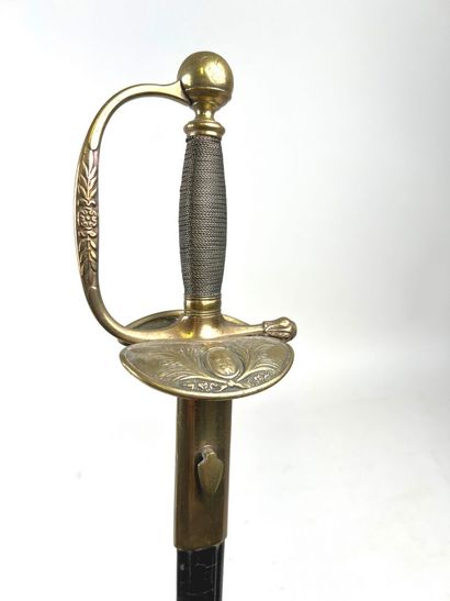 France, Restoration (1814-1830).
Épée d'officier...