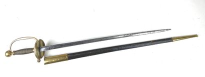France, Restoration (1814-1830).
Épée d'officier...