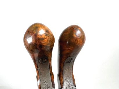 Belgium, circa 1840-50.
Pair of small percussion,...