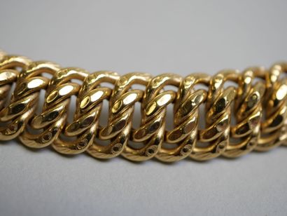 Gold American curb chain, 19 cm.
C 16.35...