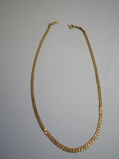 Gold necklace, drop 42 cm.
AC 20.52 g.