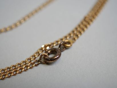 Gold chain, gourmette stitch, metal clasp,...