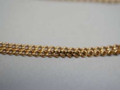 Gold chain, gourmette stitch, metal clasp,...