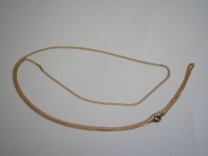 Gold chain, gourmette stitch, metal clasp,...