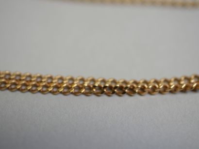 Gold chain, gourmette stitch, metal clasp,...