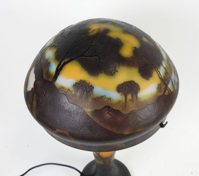ÉTABLISSEMENTS GALLÉ (1904-1936), d'après.
Lampe...