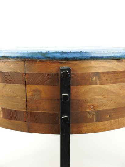 Jacques BLIN (1920-1995).
Table basse circulaire...