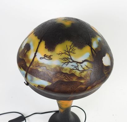 ÉTABLISSEMENTS GALLÉ (1904-1936), d'après.
Lampe...