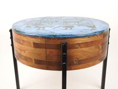Jacques BLIN (1920-1995).
Table basse circulaire...
