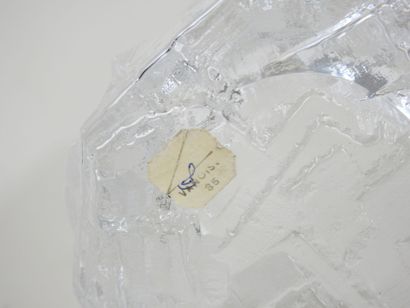 DAUM France.
Pot circulaire en cristal modèle...