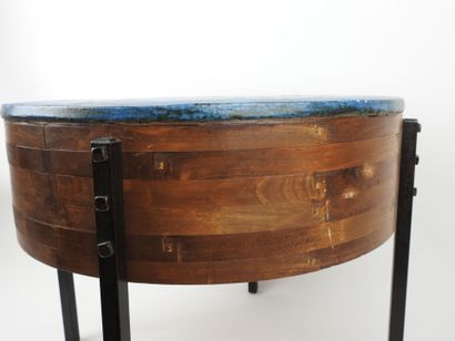 Jacques BLIN (1920-1995).
Table basse circulaire...