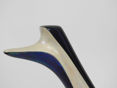 VERCERAM, attribué à.
Lampe oiseau en céramique...
