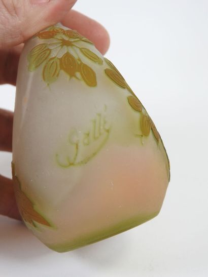 Émile GALLÉ (1846-1904).
Vase soliflore à...