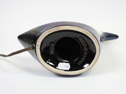 VERCERAM, attribué à.
Lampe oiseau en céramique...
