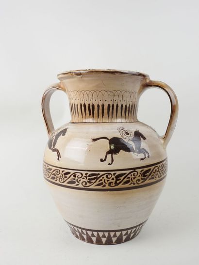 LE PALISSY à VALLAURIS.
Vase à deux anses...