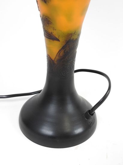 ÉTABLISSEMENTS GALLÉ (1904-1936), d'après.
Lampe...