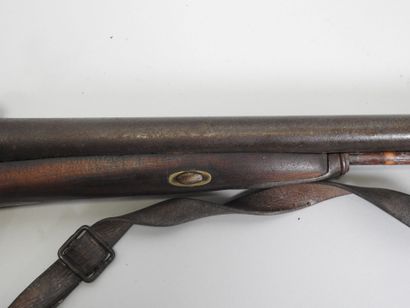 Fusil de chasse à broches, canons juxtaposés,...