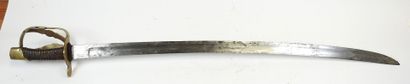 Sabre de chasseur à cheval, modèle 1790,...