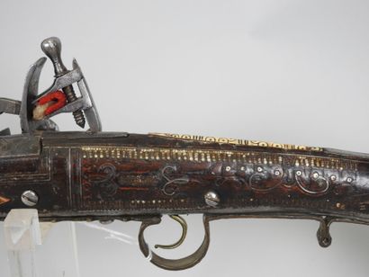 Fusil à silex dit MOUKALA, platine à silex,...