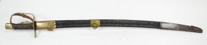 Sabre de chasseur à cheval, modèle 1790,...