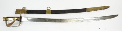 Sabre de chasseur à cheval, modèle 1790,...