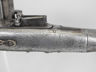 Fusil à silex dit MOUKALA, platine à silex,...