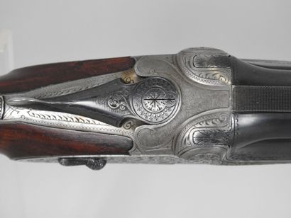 Fusil de chasse MERKEL à platines modèle...
