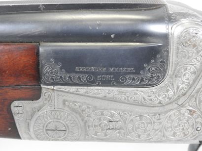Fusil de chasse MERKEL à platines modèle...
