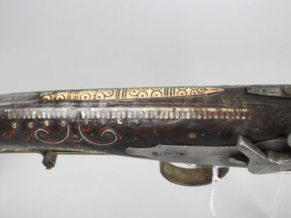 Fusil à silex dit MOUKALA, platine à silex,...