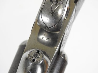 Pistolet de vénerie à percussion, double...