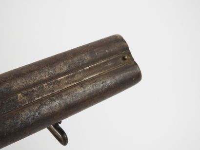 Fusil à chiens extérieurs à canons juxtaposés,...