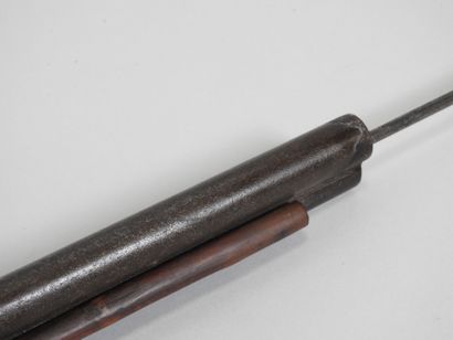 Fusil de chasse à broches, canons juxtaposés,...