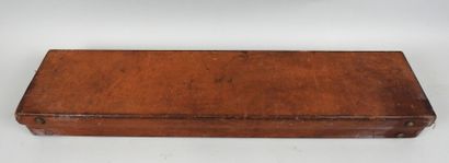Mallette de transport de fusil en cuir Armurerie...