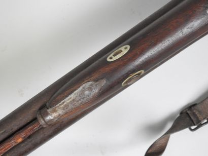 Fusil de chasse à broches, canons juxtaposés,...