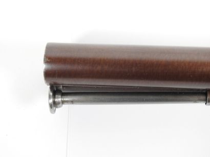 Grand pistolet à percussion, double canons...