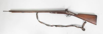Fusil de chasse à broches, canons juxtaposés,...