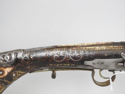Fusil à silex dit MOUKALA, platine à silex,...