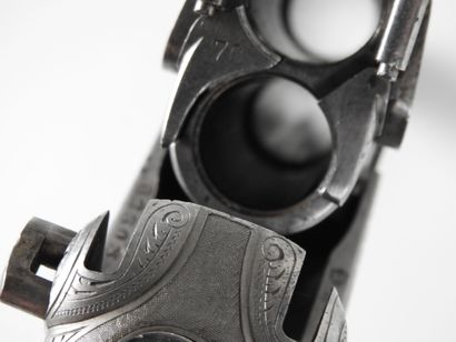 Fusil de chasse MERKEL à platines modèle...