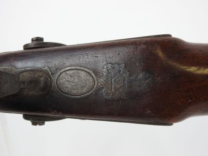 Fusil à chiens extérieurs à canons juxtaposés,...
