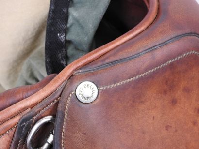 Selle de cheval en cuir de marque BELLOIR...