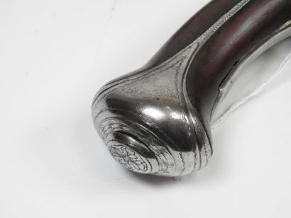 Longue paire de pistolets à silex, platines...