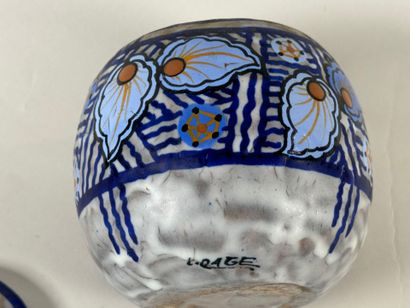 Louis-Auguste DAGE (1885-1963).
Vase en verre...