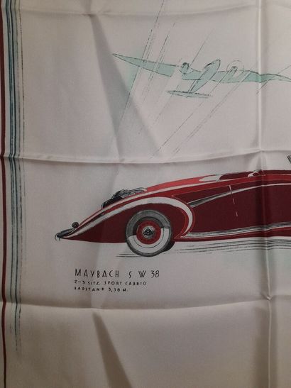 MAYBACH X MAIYET.
Silk twill square decorated...