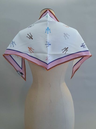 MASERATI.
Double point in silk twill decorated...